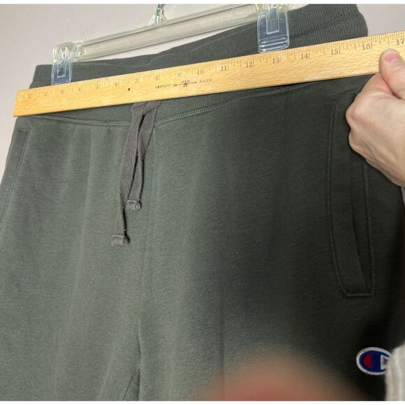 Champion Sweatpants Green Taper Leg Casual Lounge Pockets Sportswear Womens M - Picture 6 of 9